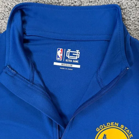 Golden State Warriors NBA Ultra Game Performance Quarter-Zip Pullover -Sz M NWOT - Picture 3 of 8